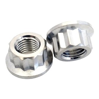 Gr5 Titanium Hex Flange Nut