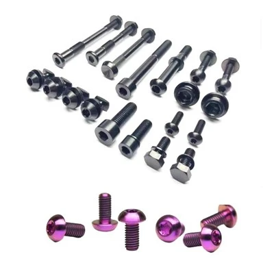 Titanium Anodizing Bolts For Bicycle